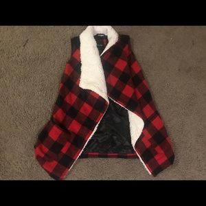 Red Checkered Vest